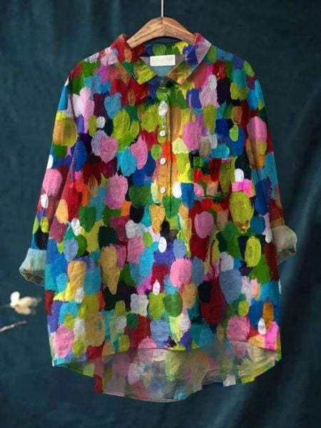 Luftige Bluse mit Blumenmuster