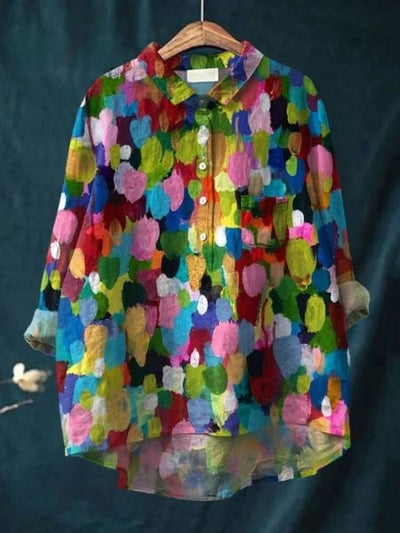 Luftige Bluse mit Blumenmuster
