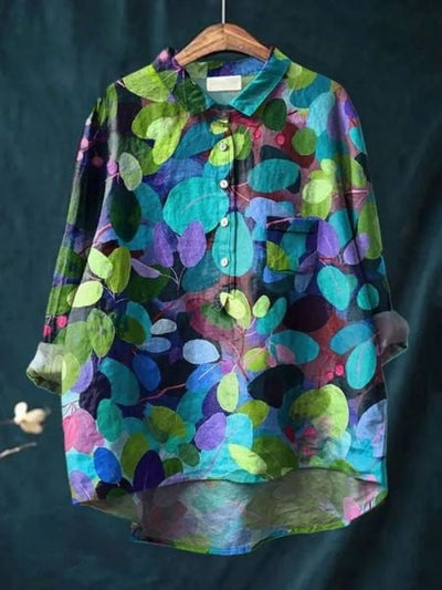 Luftige Bluse mit Blumenmuster