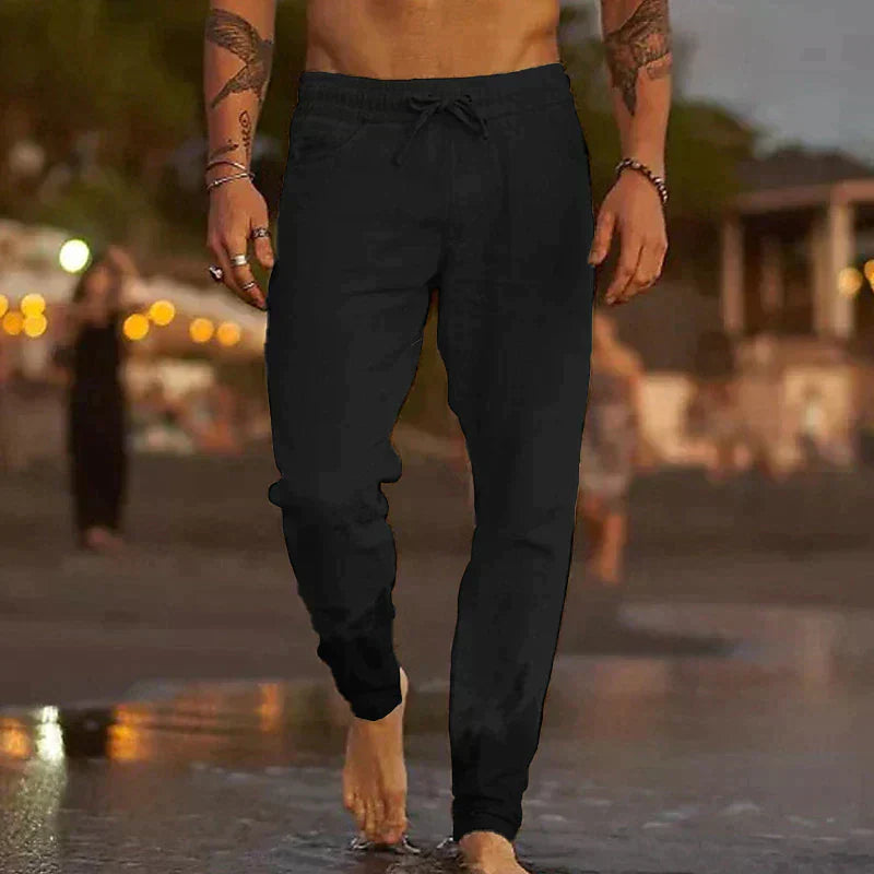 Leinen-Strandhose