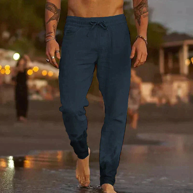 Leinen-Strandhose