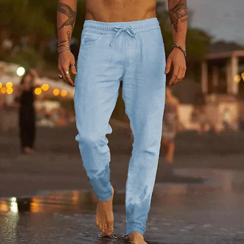 Leinen-Strandhose
