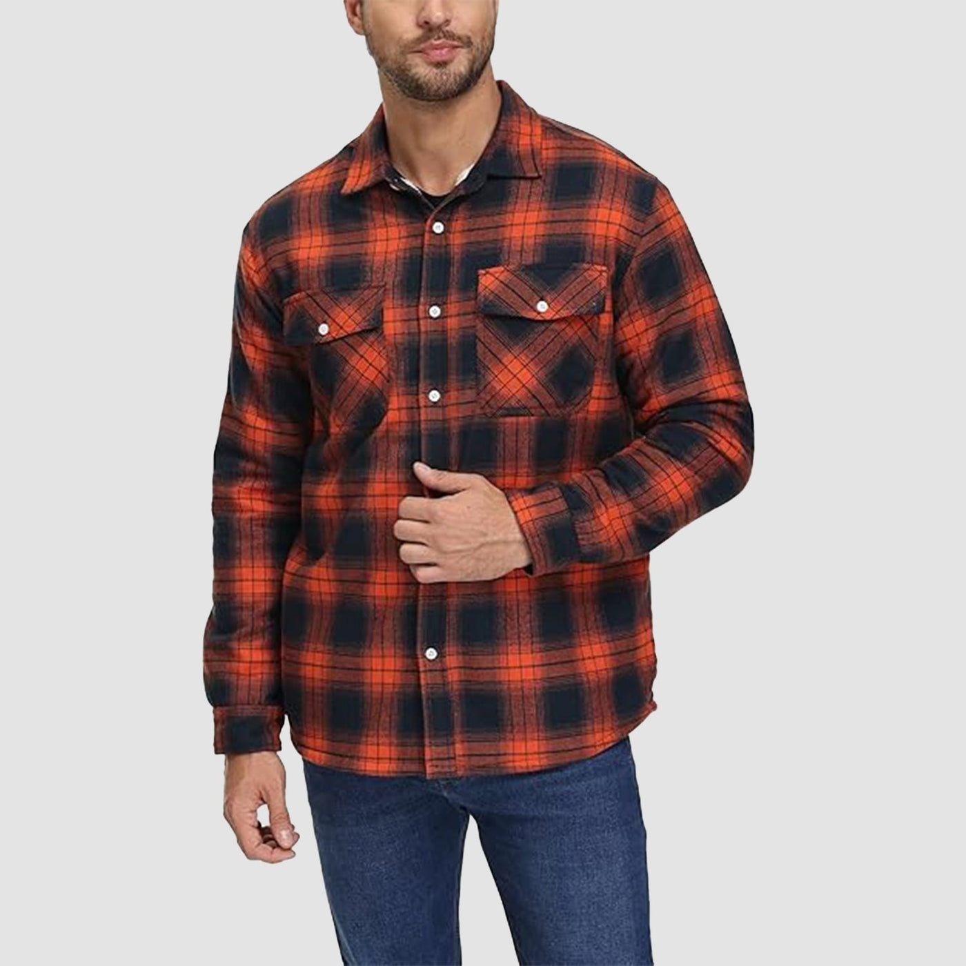ARVI - GEFÜTTERTES KAROHEMD JACKE