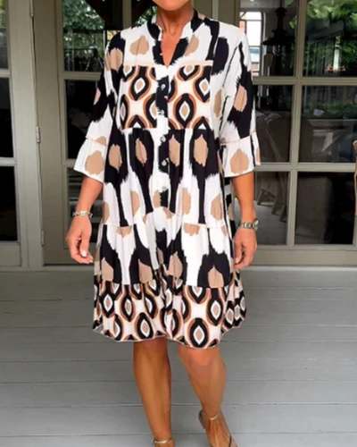 INGRID - STILVOLLES PLISSEE KLEID