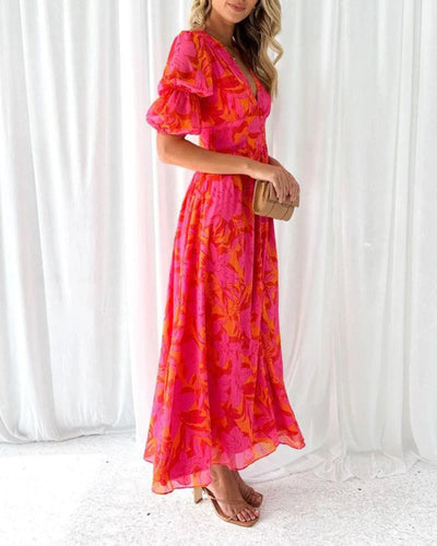 Derana - Maxirobe in Rouge Rose