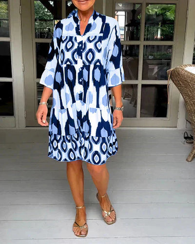 INGRID - STILVOLLES PLISSEE KLEID