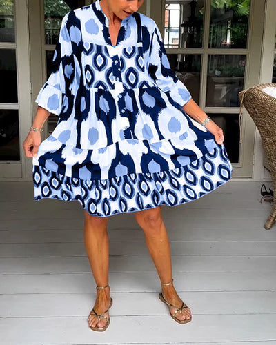 INGRID - STILVOLLES PLISSEE KLEID