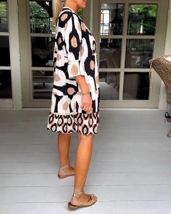 INGRID - STILVOLLES PLISSEE KLEID