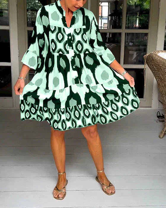 INGRID - STILVOLLES PLISSEE KLEID