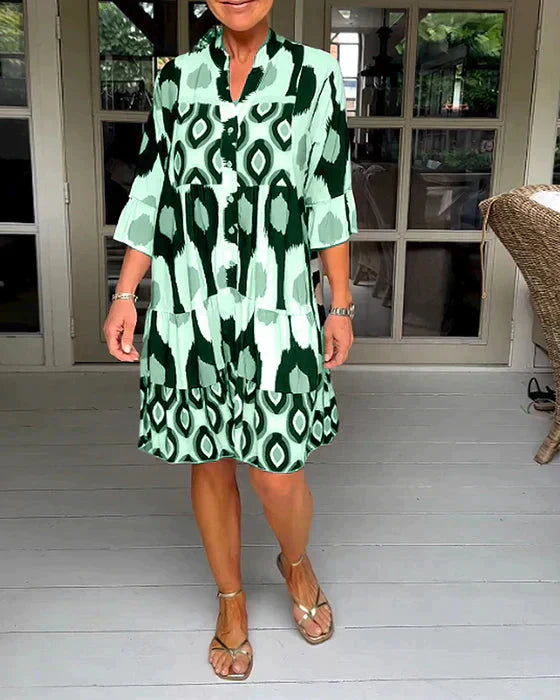 INGRID - STILVOLLES PLISSEE KLEID
